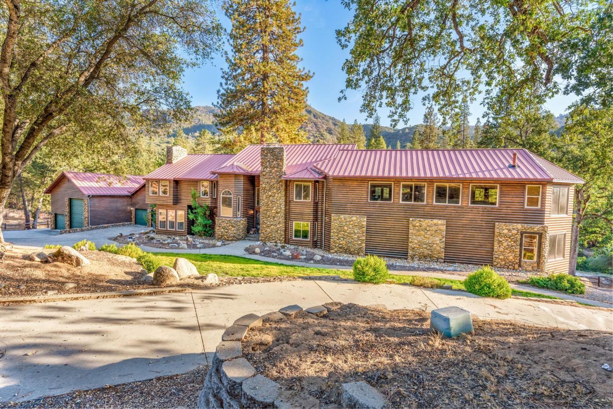 Goldside Mansion W/Sleeping For 20 And Tons Of Fun Oakhurst Exterior foto