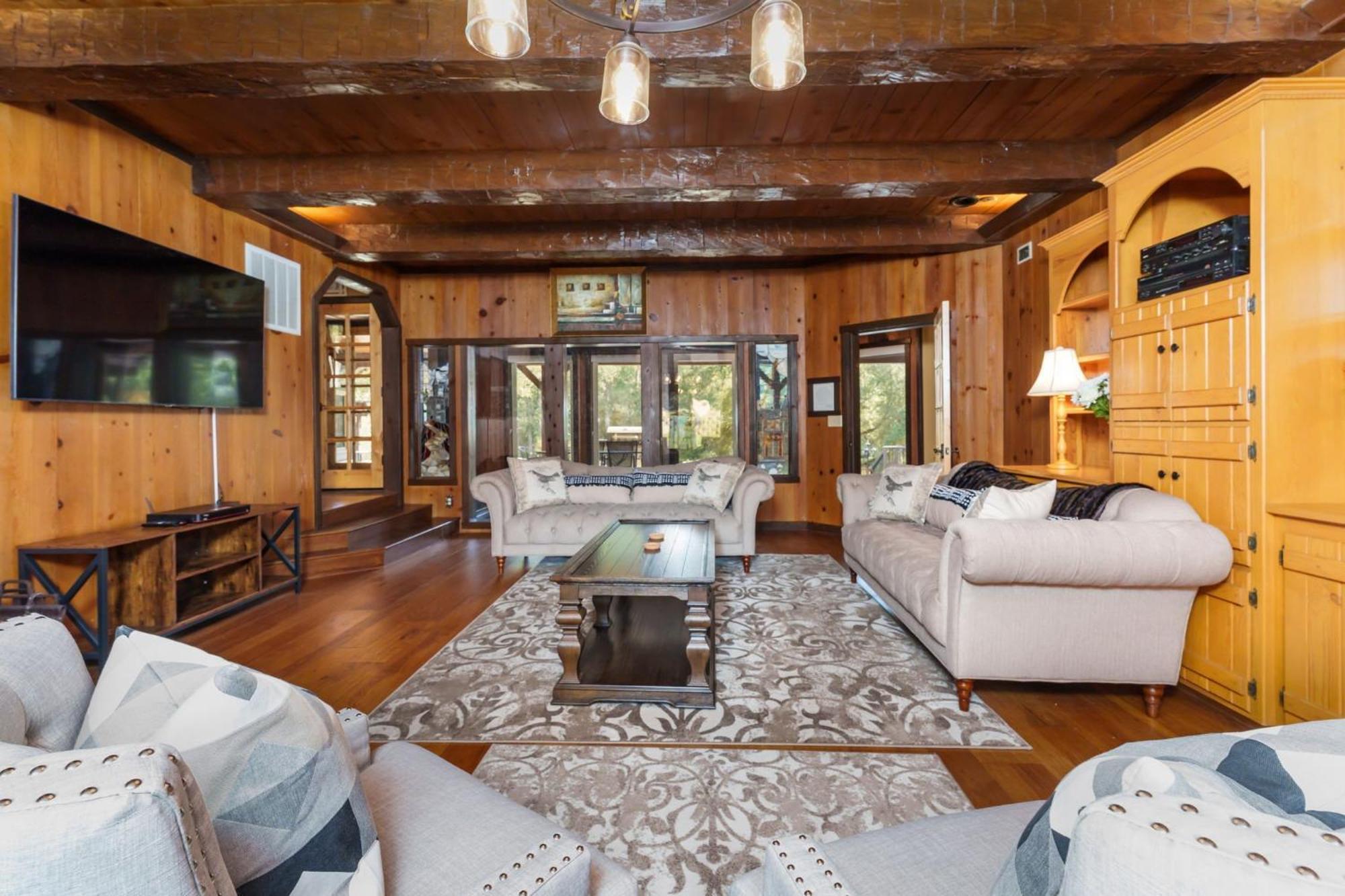Goldside Mansion W/Sleeping For 20 And Tons Of Fun Oakhurst Exterior foto